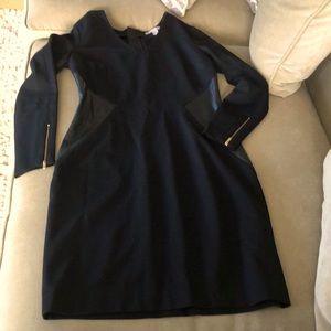 Banana Republic black long sleeve dress